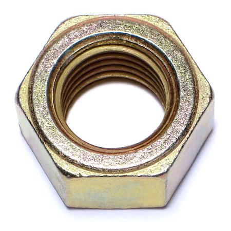 Midwest Fastener Hex Nut, 1"-8, Steel, Grade 8, Zinc Yellow, 5 PK 03724